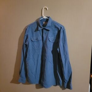 Wrangler Blue Lightweight Shirt Jacket M